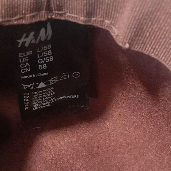 H&M brown  felt hat size large - Picture 7 of 11